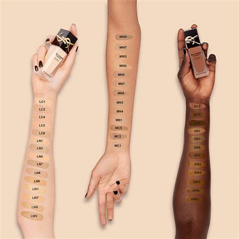 ysl all hours foundation flashback|ysl foundation color chart.